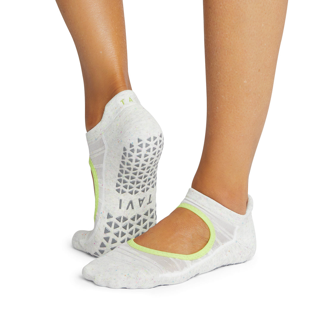 Tavi Noir Emma Grip Socks - Non-Slip Yoga Socks for Women, Anti-Skid Workout Socks with Grips for Pilates, Barre & Home Exercise - Perfect for Yoga, Gym and Fitness Activities