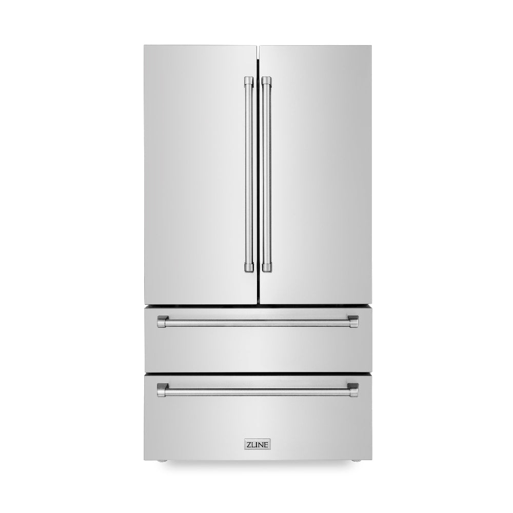 ZLINE 48-Inch Stainless Steel Dual Fuel Range with Range Hood, Microwave Drawer, Dishwasher & Beverage Fridge - Complete Kitchen Package (6KPR RARH48 MWDWV RBV) - Perfect for Modern Homes & Gourmet Cooking