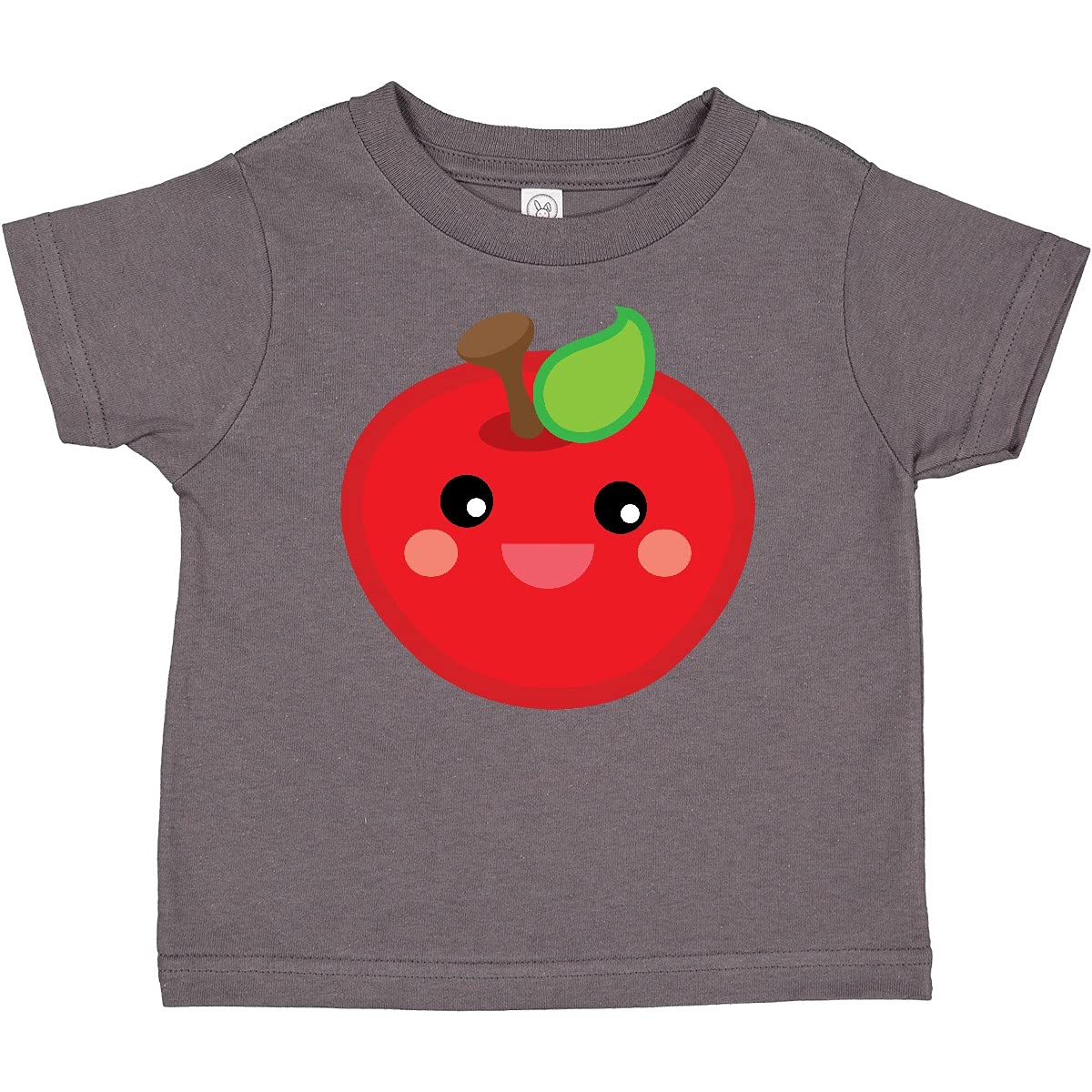 Inktastic Smiling Apple Baby T-Shirt - Cute Fruit Graphic Tee for Infants & Toddlers - Perfect for Playdates, Daycare & Family Photos