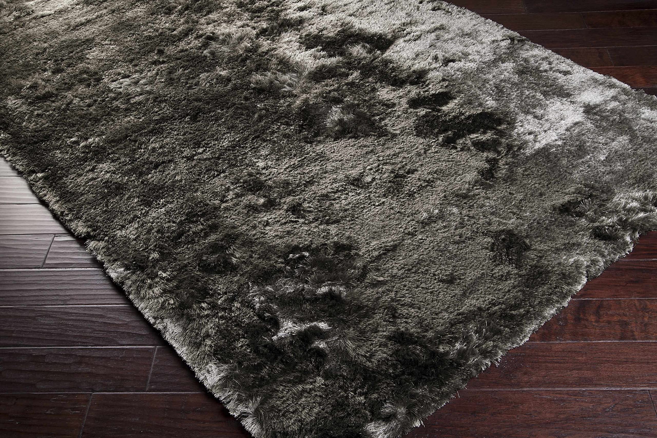 Hauteloom Auxier Soft Shaggy Area Rug - Plush Pile Teal Carpet 8' x 11' for Living Room, Bedroom & Nursery - Ultra Comfortable Floor Mat for Cozy Home Decor