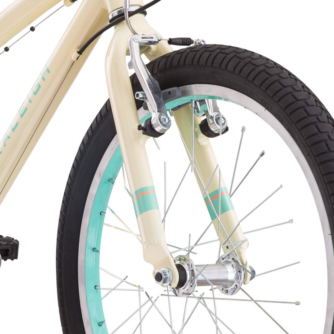 Raleigh Lily Kids Mountain Bike - 16 Inch, 20 Inch, 24 Inch Sizes - Lightweight Aluminum Frame with Training Wheels - Perfect for Boys & Girls Outdoor Adventures, Park Rides & Trail Biking