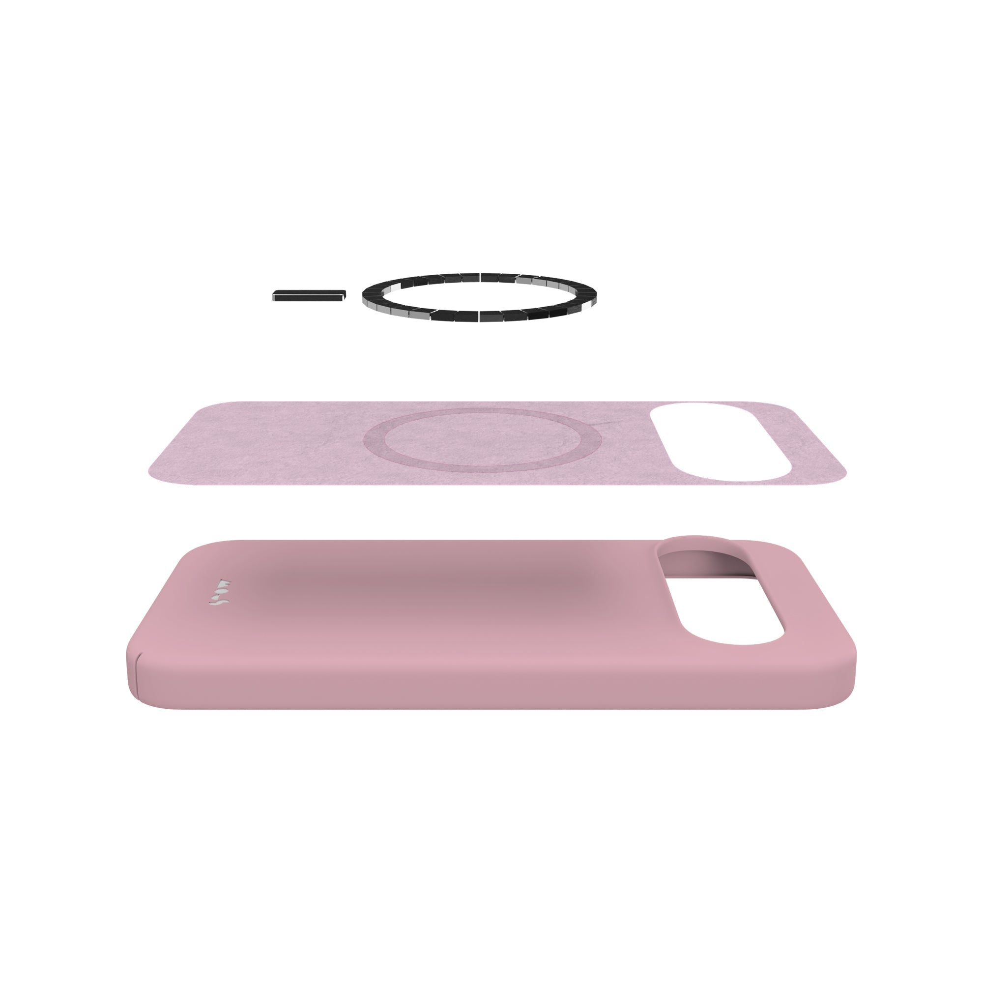Slim Blush Pink MagSafe Compatible iPhone Case - Ultra Thin & Lightweight Design for Everyday Protection & Wireless Charging | Perfect for Work, Travel & Daily Use
