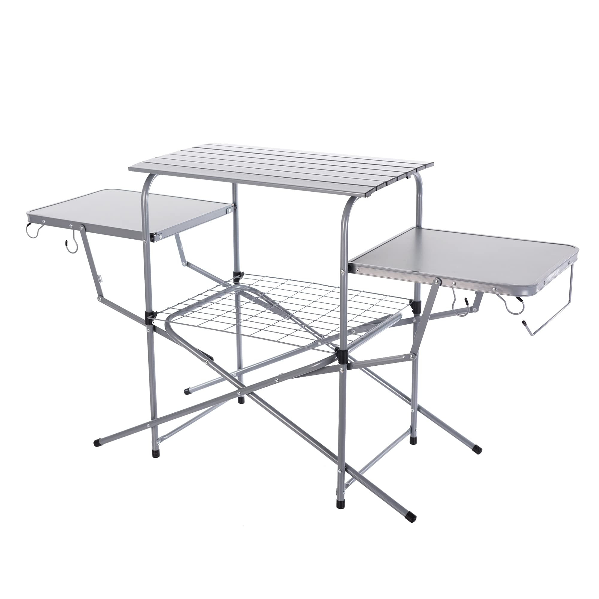 ASMOKE Premium Stainless Steel Outdoor Dining Table - Heavy Duty Patio Furniture for Garden, Backyard, Poolside & Restaurant Use