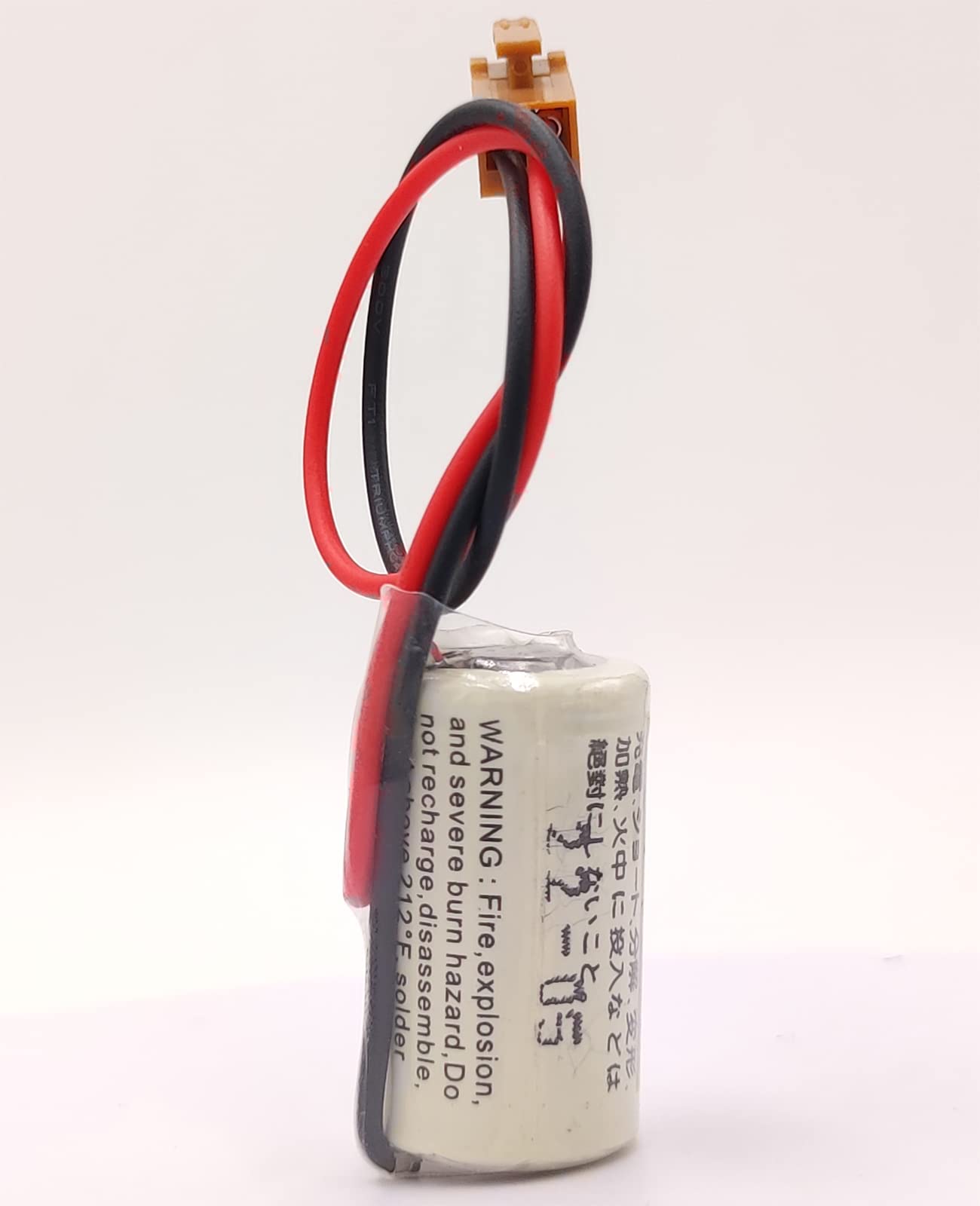 Zivases 5-Pack CR14250SE (1/2AA 3V) Lithium Batteries - Compatible with SANYO PLC Battery with Brown Plug - Long Lasting Power for Industrial Equipment, Medical Devices & Security Systems