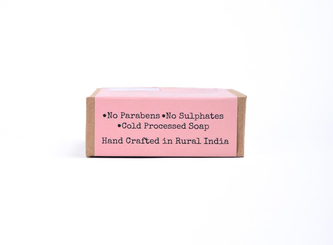 Organic Rosehip & Green Tea Cold Processed Soap - Handmade Luxury Bar for Women & Men | All Skin Types, Dark Spot & Acne Treatment, Smooth Glowing Skin | Perfect for Daily Bath, Spa Day & Gift Giving - 125g