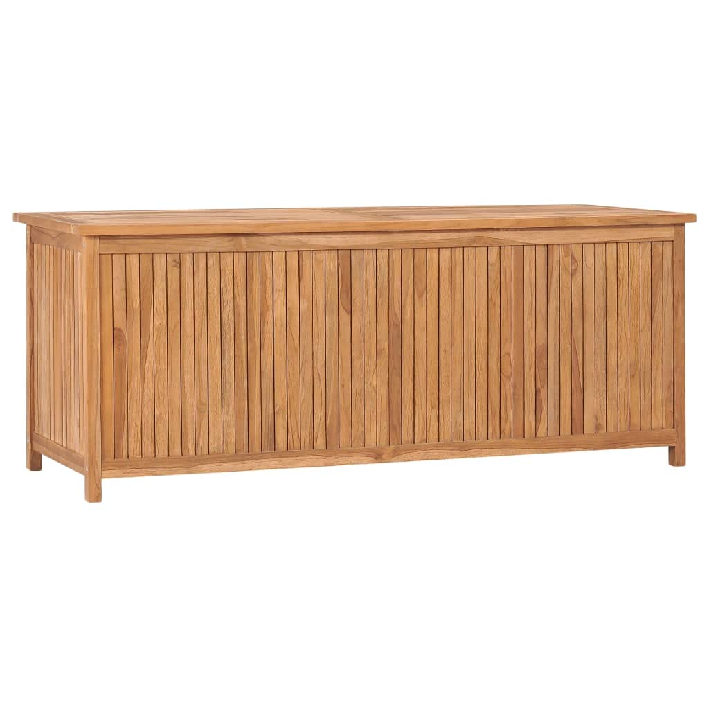 Premium Teak Wood Deck Box - 59.1