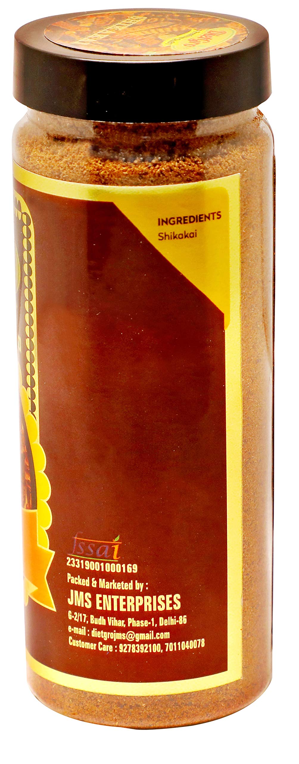 DietGro 100% Pure Natural Shikakai Powder for Hair Growth (200g) - Ayurvedic Herbal Treatment for Dandruff, Hair Loss & Scalp Care | Promotes Stronger, Healthier Hair Naturally