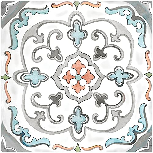 Jewel Medallion Gray II
