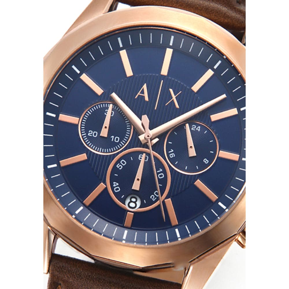ARMANI EXCHANGE AX2626 Men's Luxury Stainless Steel Watch with Chronograph - Perfect for Business, Casual & Formal Occasions