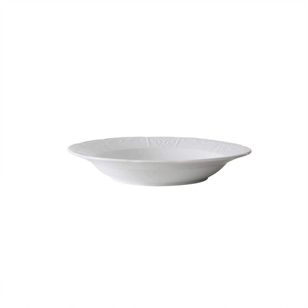 Tuxton 2 Oz. Porcelain White Fruit Dish - Elegant Mini Dessert Plate for Berries, Candies & Appetizers - Perfect for Parties, Weddings & Tea Time