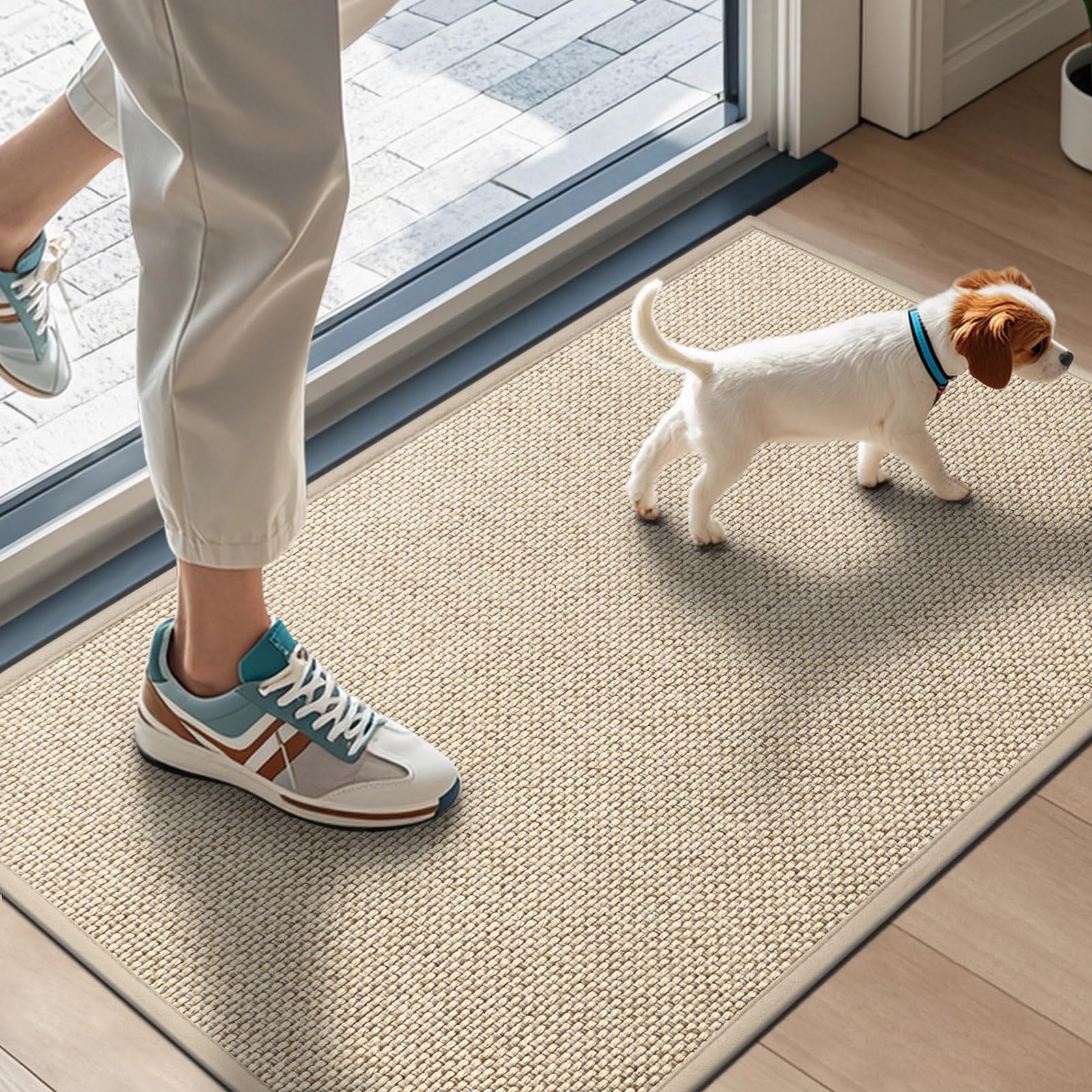 LEKEEPGO Non-Slip Rubber Backing Indoor Door Mat 17