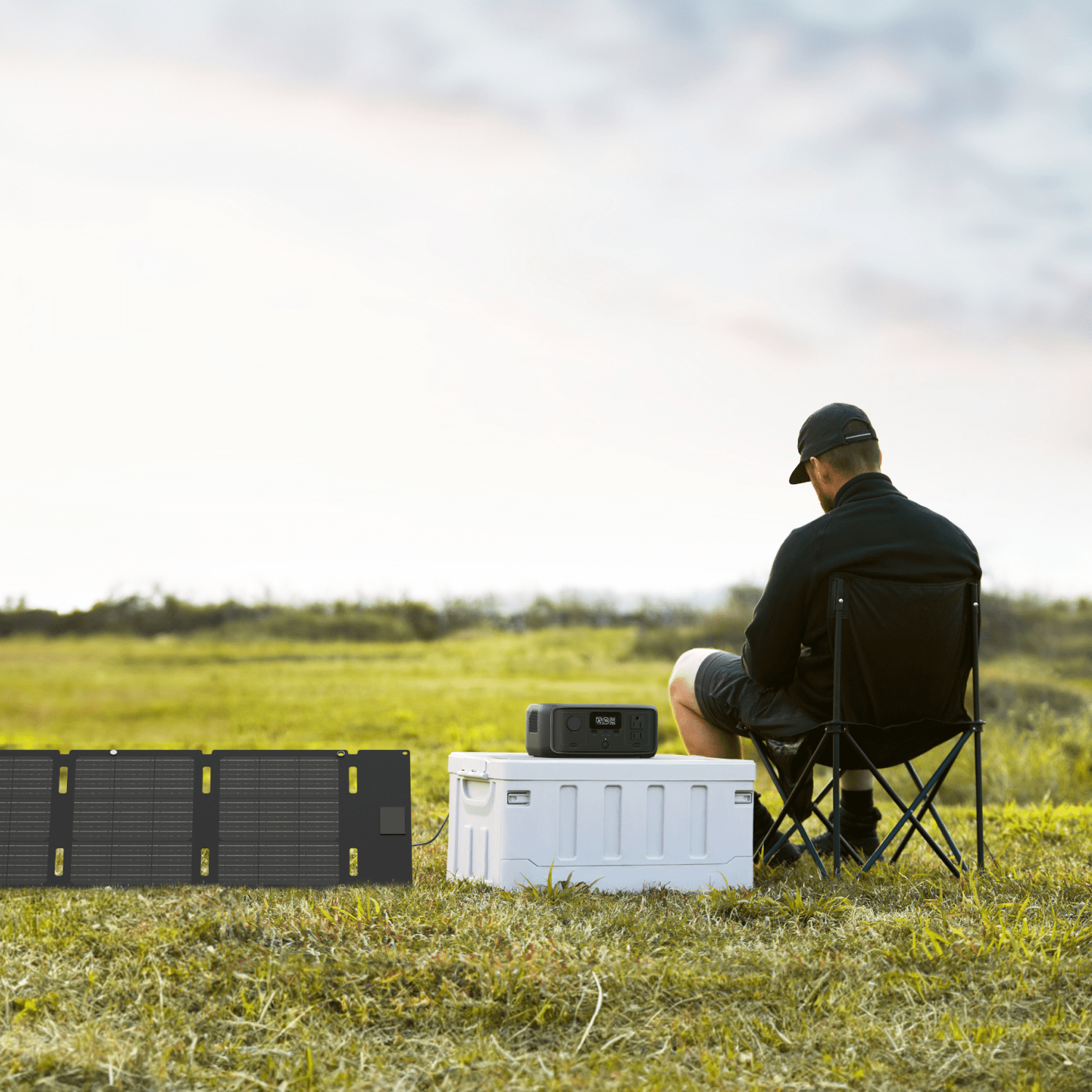 EcoFlow RIVER 3 Portable Power Station with 45W Solar Panel | 288Wh Backup Battery for Camping, RV, Emergencies & Off-Grid Power