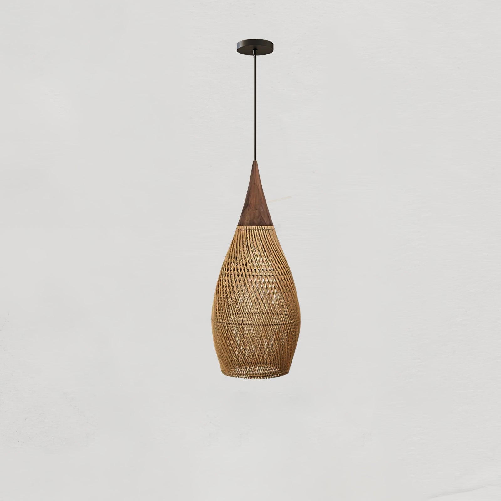Natural wood & Natural rattan