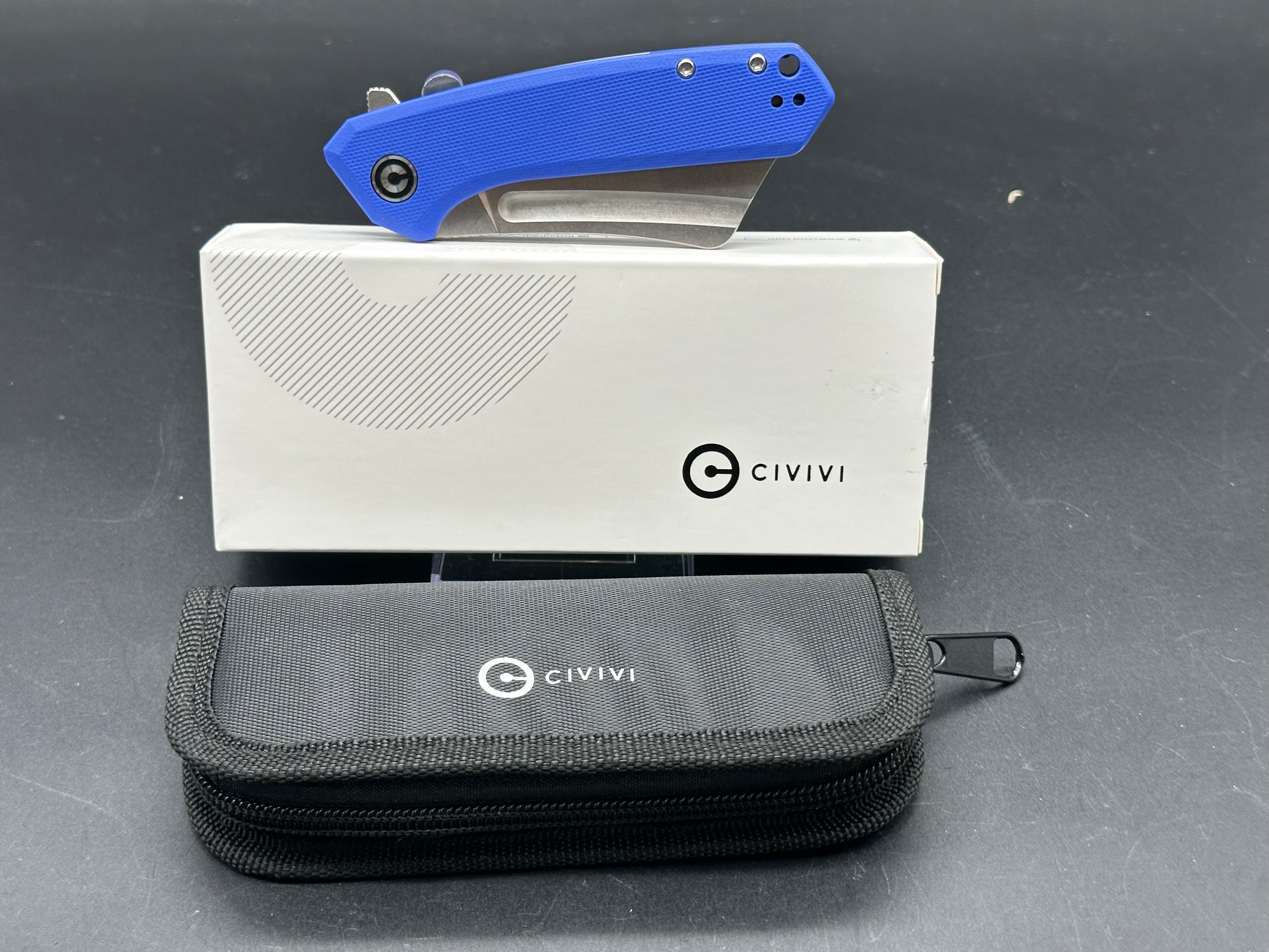 CIVIVI Mini Bullmastif Flipper Knife - Premium G10 Handle Folding Pocket Knife for EDC, Outdoor Camping & Survival Gear