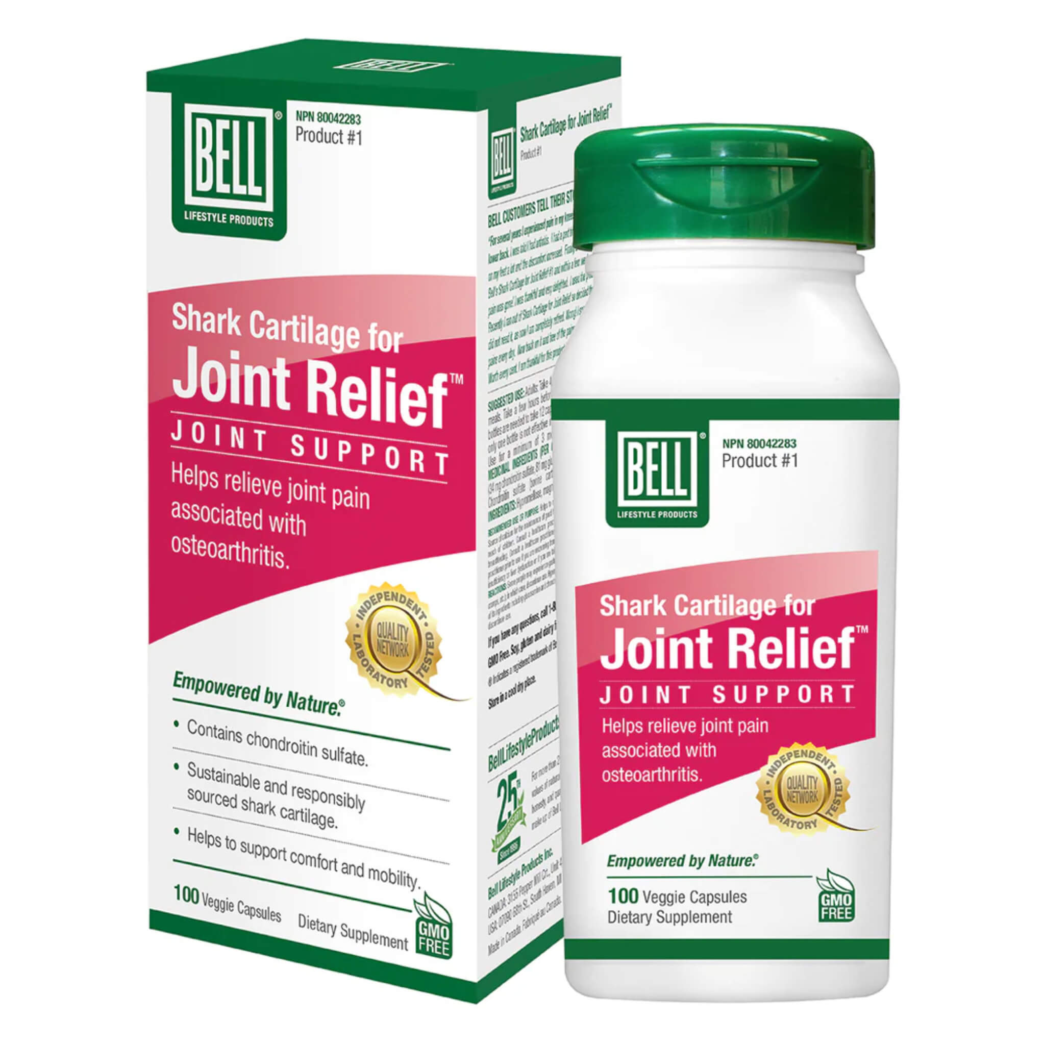 Shark Cartilage 100 Capsules - Premium Joint Support Supplement for Mobility & Comfort - Ideal for Active Lifestyles, Sports Recovery & Senior Wellness
