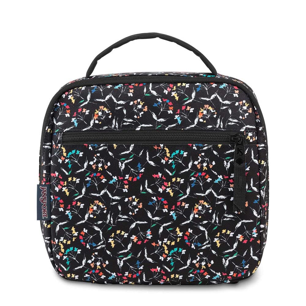JanSport Lunch Break Insulated Cooler Bag - Leakproof Picnic Tote for Outdoor, Beach & Work | Botanical Garden Design | Perfect for Camping, Hiking & Office Lunch Storage