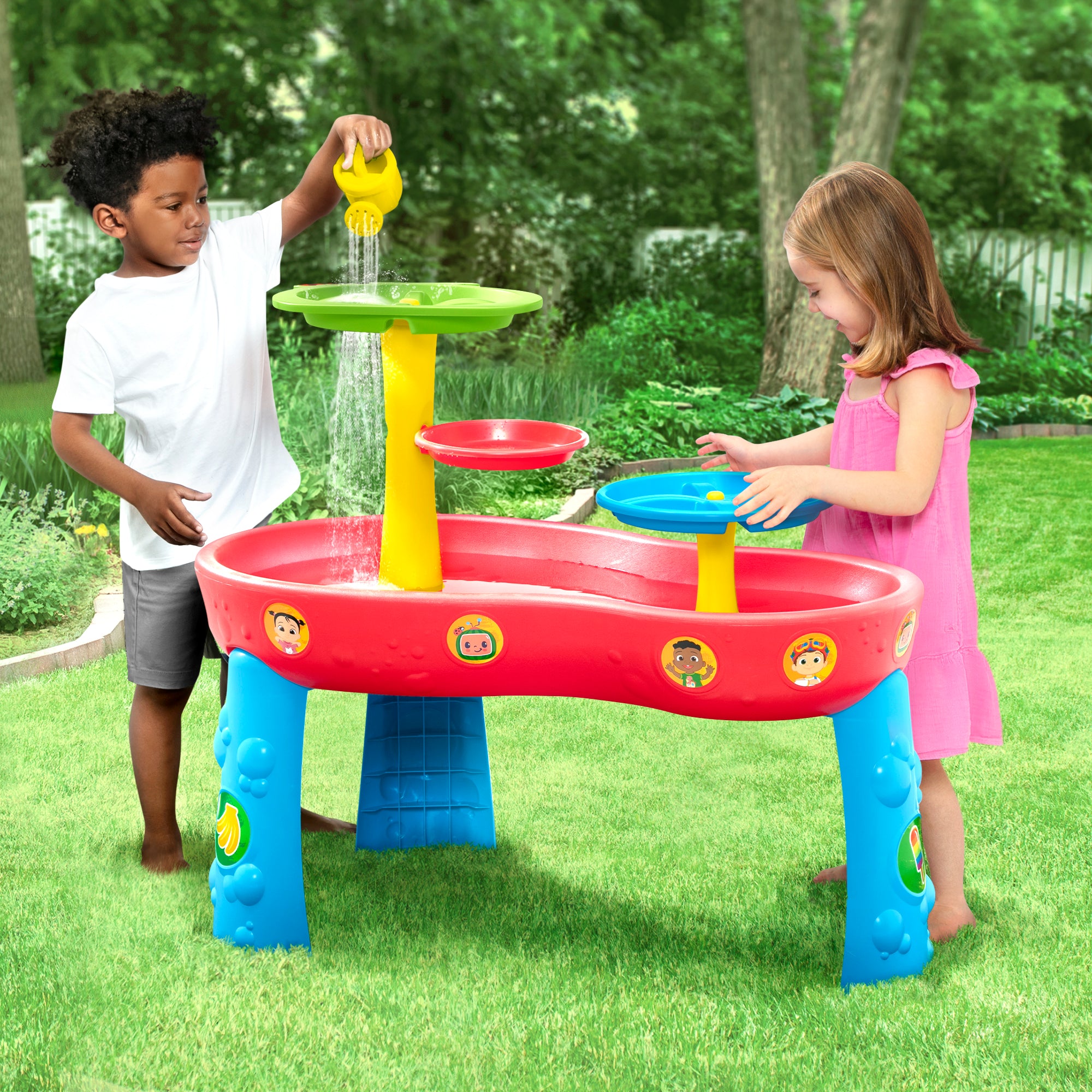CoComelon Kids Water Play Table - Interactive Outdoor Water Activity Toy for Toddlers - Perfect for Backyard, Pool, and Summer Fun