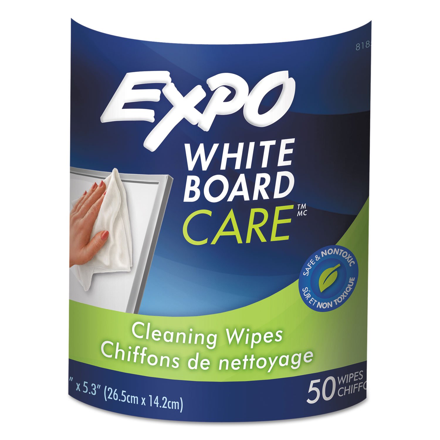 Dry Erase Board Cleaning Wipes - Whiteboard Cleaner Wipes for Office, Classroom & Home - Removes Marker Stains & Dust - 80 Count Pack