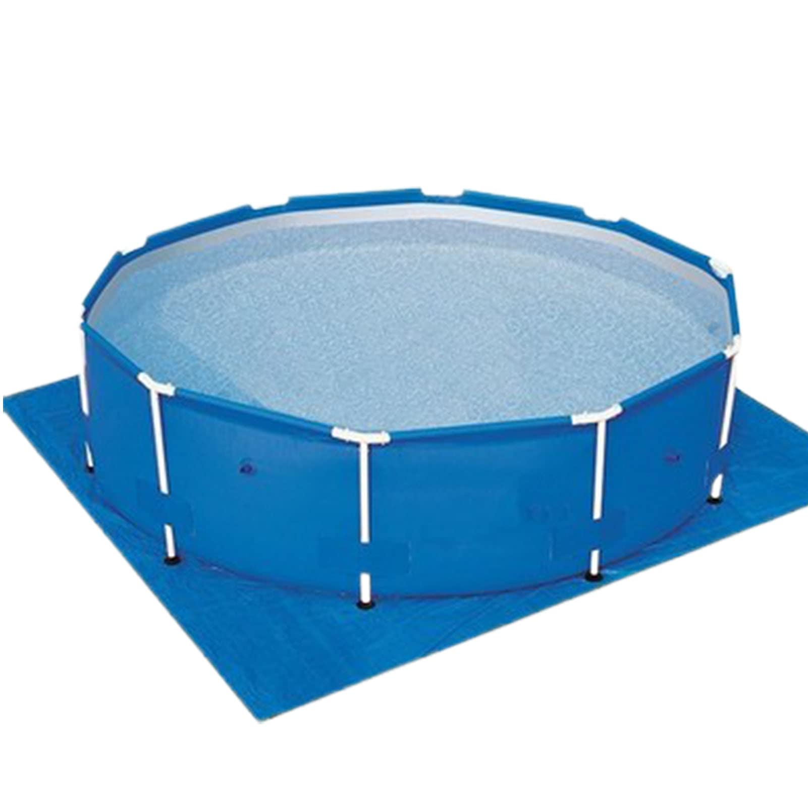 WHFY Waterproof Tarpaulin - Heavy Duty Ground Cloth & Round Above Ground Pool Cover | Dustproof, Rainproof Swimming Pool Protection | Perfect for Outdoor Pool Maintenance & Winter Storage