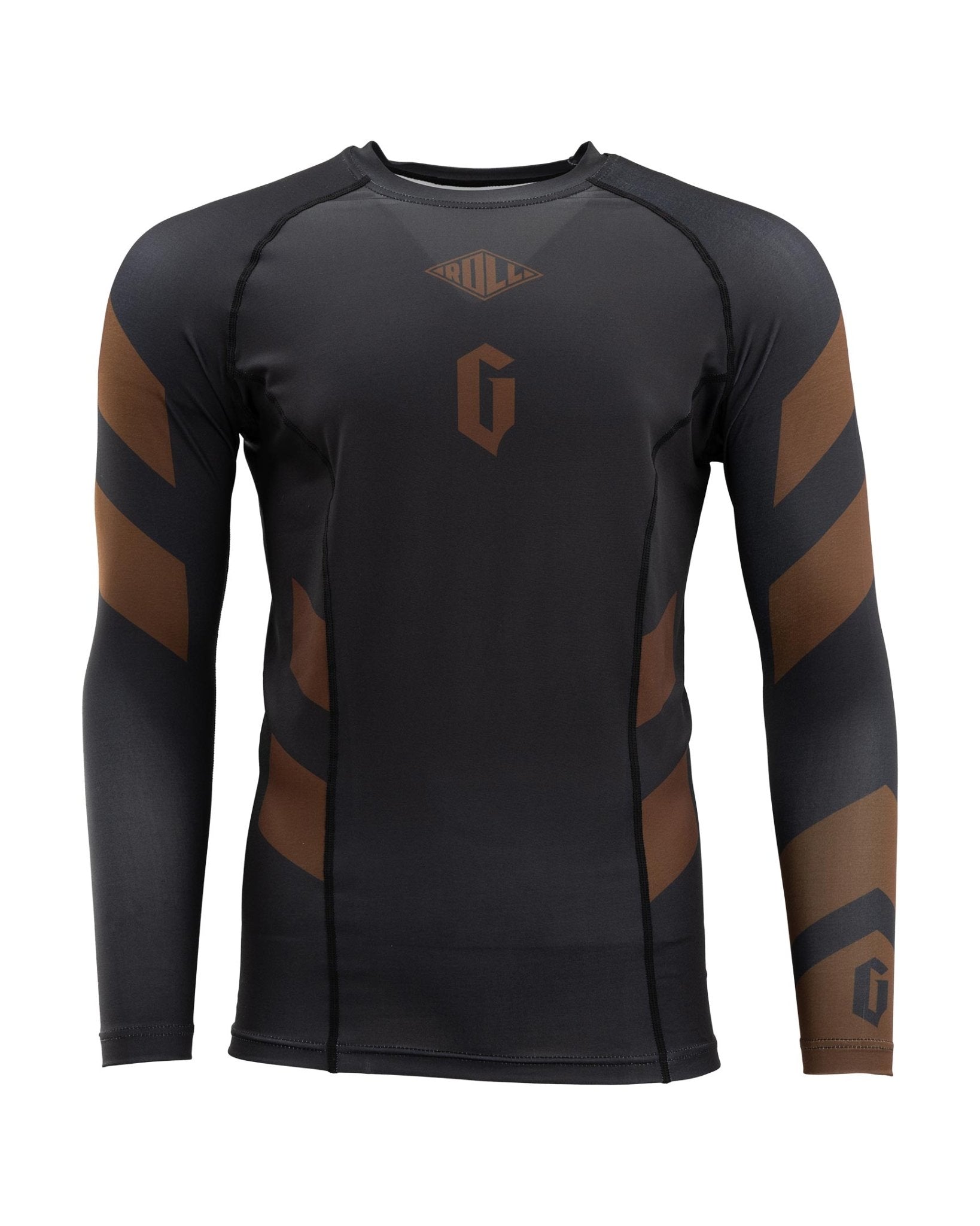 Men's Long Sleeve Pro Ranked Rash Guard - UPF 50+ Sun Protection for Surfing, MMA & Water Sports