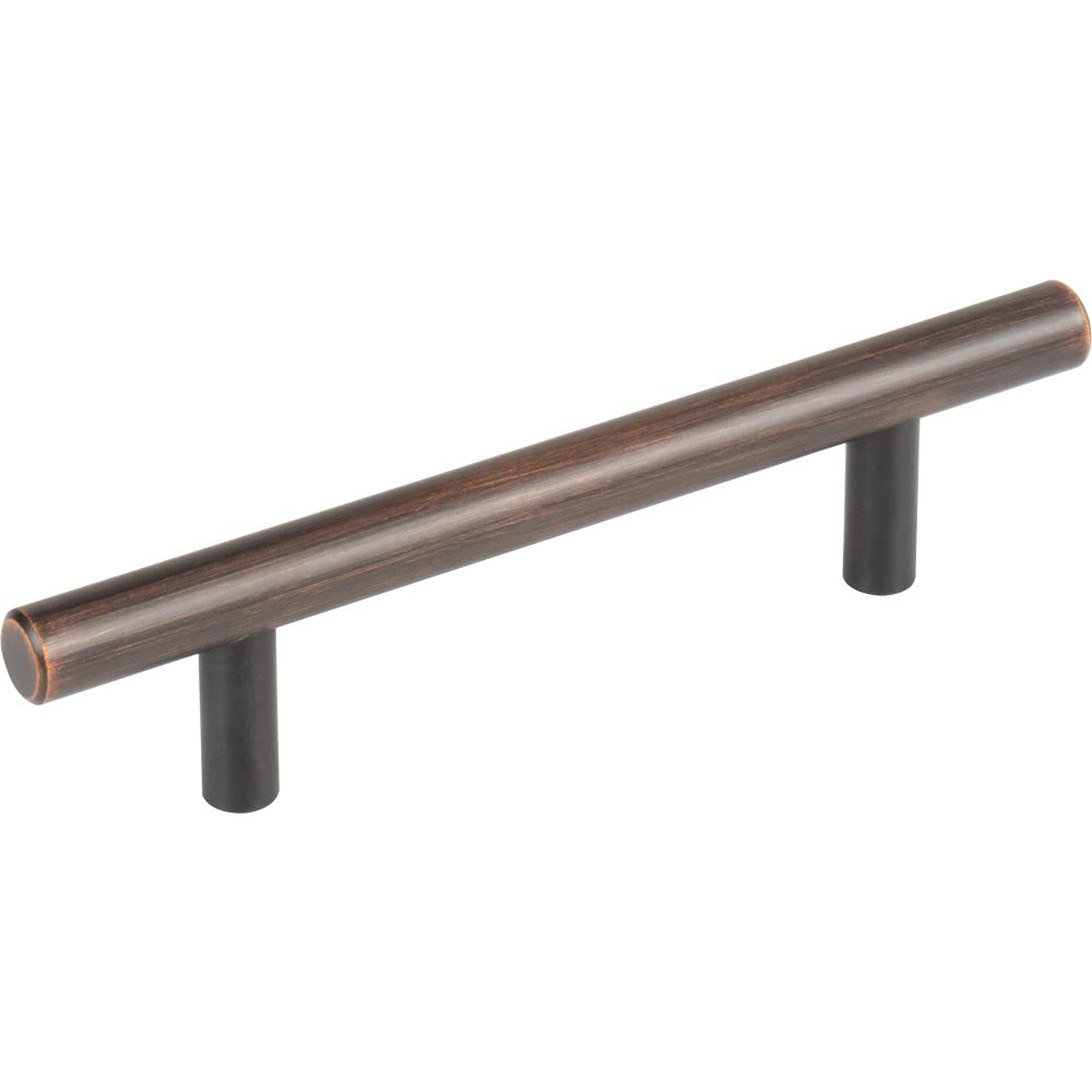 96mm Dark Brushed Bronze Naples Cabinet Bar Pull - Modern Kitchen & Bathroom Hardware for Drawers and Cabinets - Perfect for Home Renovation & Furniture Upgrade