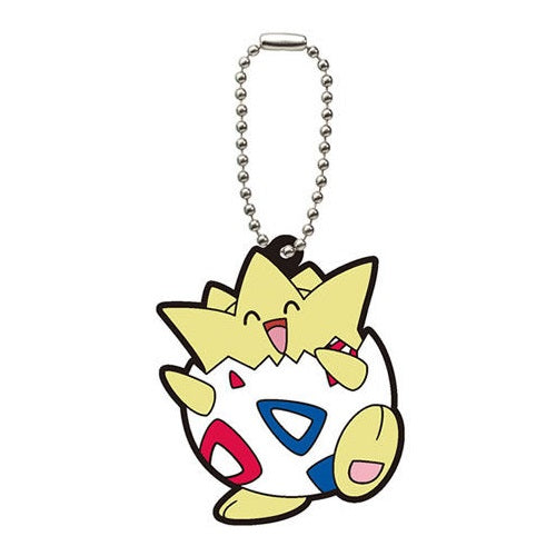 Pokemon Rubber Mascot Keychain Vol.5 - Cute Pikachu & Friends Collectible Keyring for Backpacks, Gifts & Anime Fans
