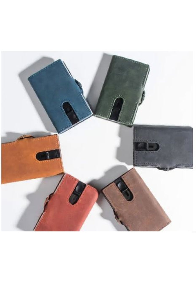 Fashion Pop Out Wallet for Women - Slim RFID Blocking Leather Card Holder with Money Clip - Perfect for Travel, Shopping & Everyday Use