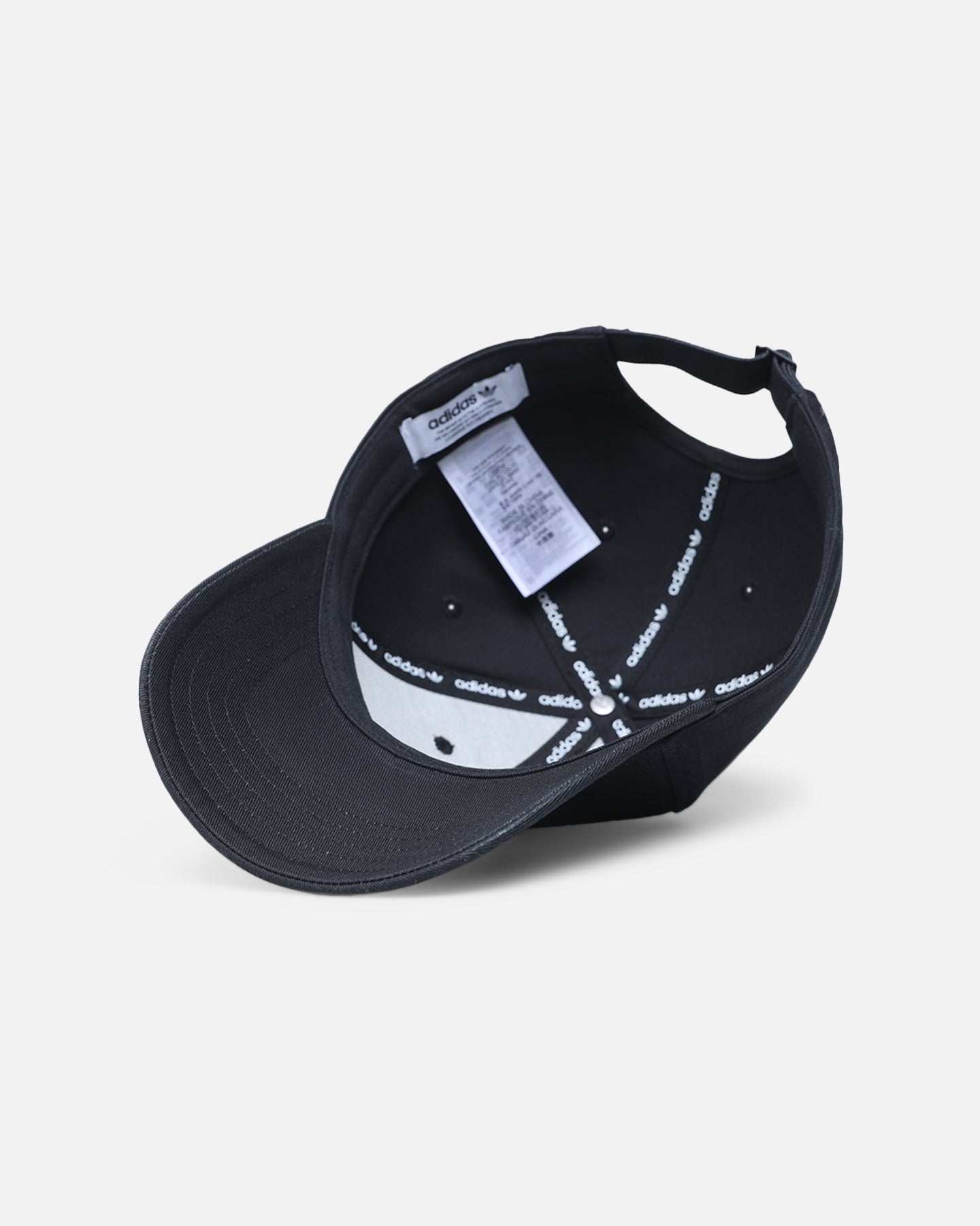 Adidas Baseball Classic Trefoil Strapback Hat - Black & White Adjustable Snapback Cap for Men & Women - Perfect for Sports, Casual Wear & Outdoor Activities