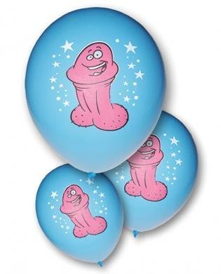 Bachelorette Party Balloons - Pack of 6 (2 Sets) | Fun Penis-Shaped Balloons for Bachelorette Parties, Bridal Showers & Girls Night Out Decorations