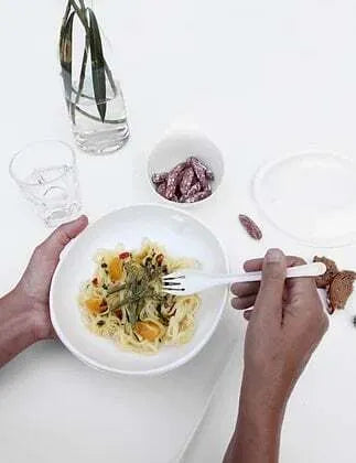 Eco-Friendly White Disposable Forks - 100-Pack Biodegradable Cutlery for Parties, Picnics & Outdoor Dining - Model 24569871