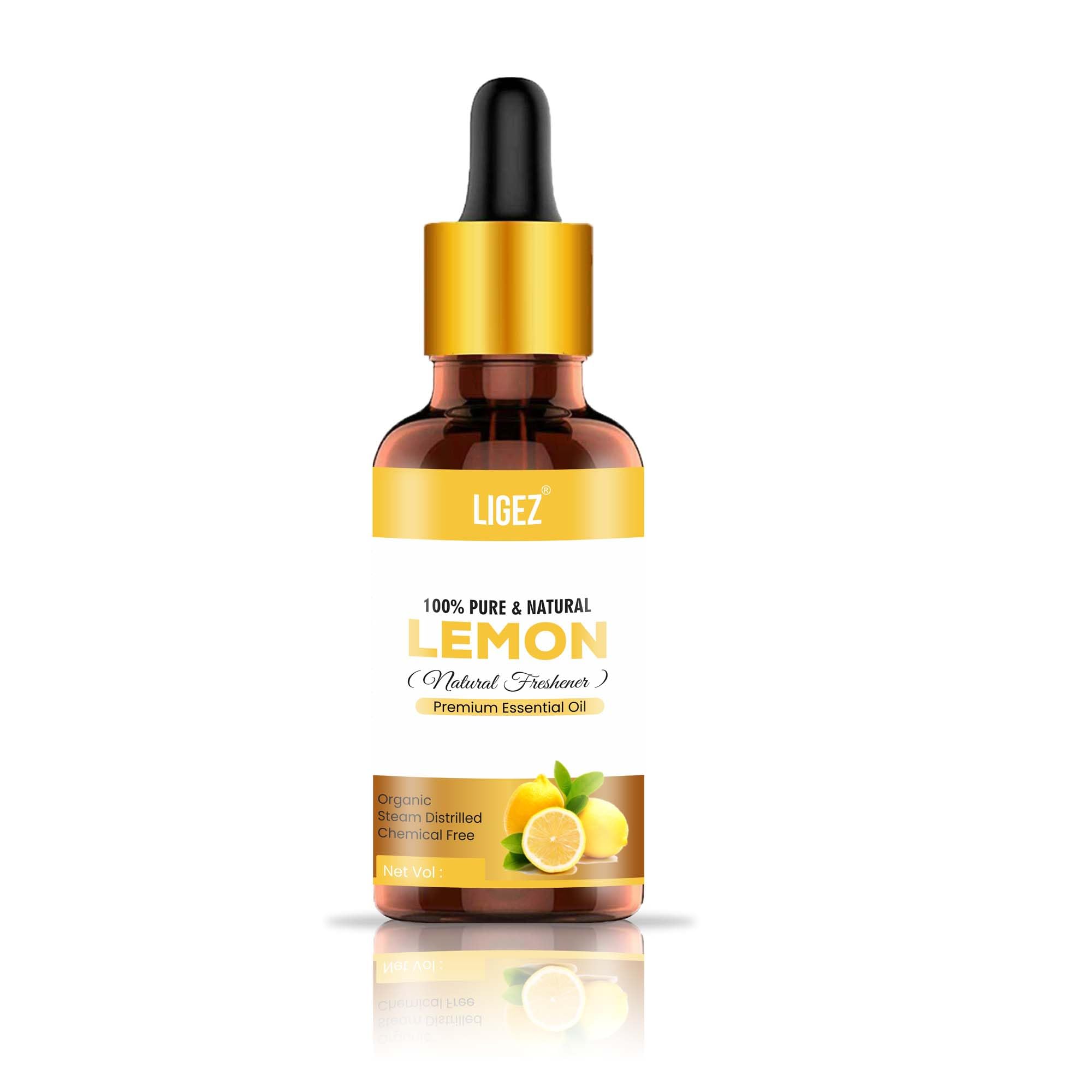 Pure Lemon Essential Oil 30ml - 100% Natural, Therapeutic Grade for Aromatherapy, Diffusers & DIY Skincare