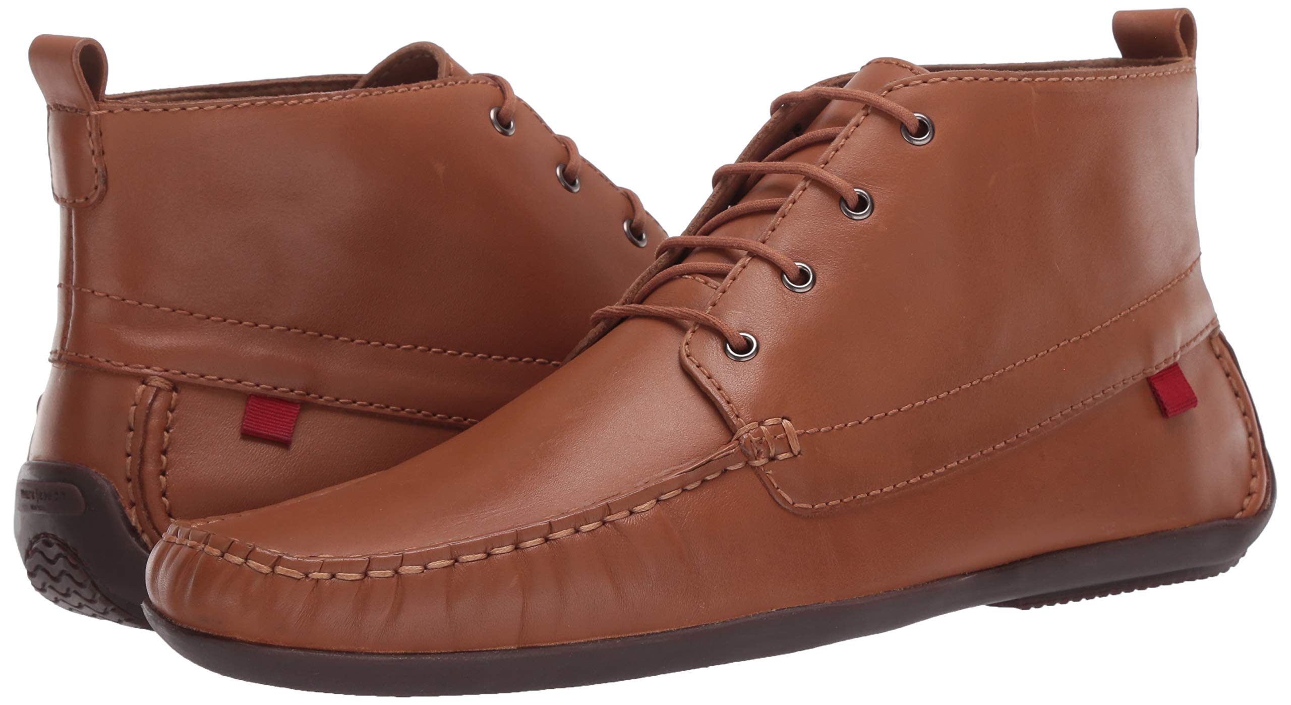 Marc Joseph New York Men's Genuine Leather Luxury Driving Ankle Boots with Laces - Comfortable Casual & Dress Shoes for Work, Travel & Outdoor Activities
