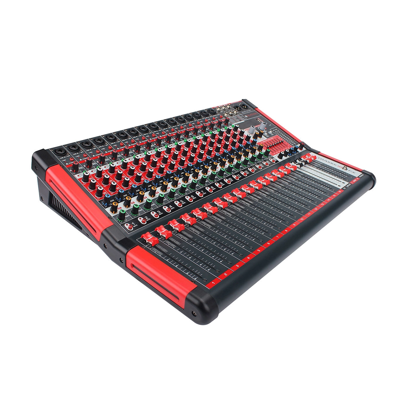 Blastking 16 Channel Analog Stereo Mixing Console - ULTRAMIX 16FX Professional Audio Mixer for Live Music, DJ, Studio Recording & Podcasting