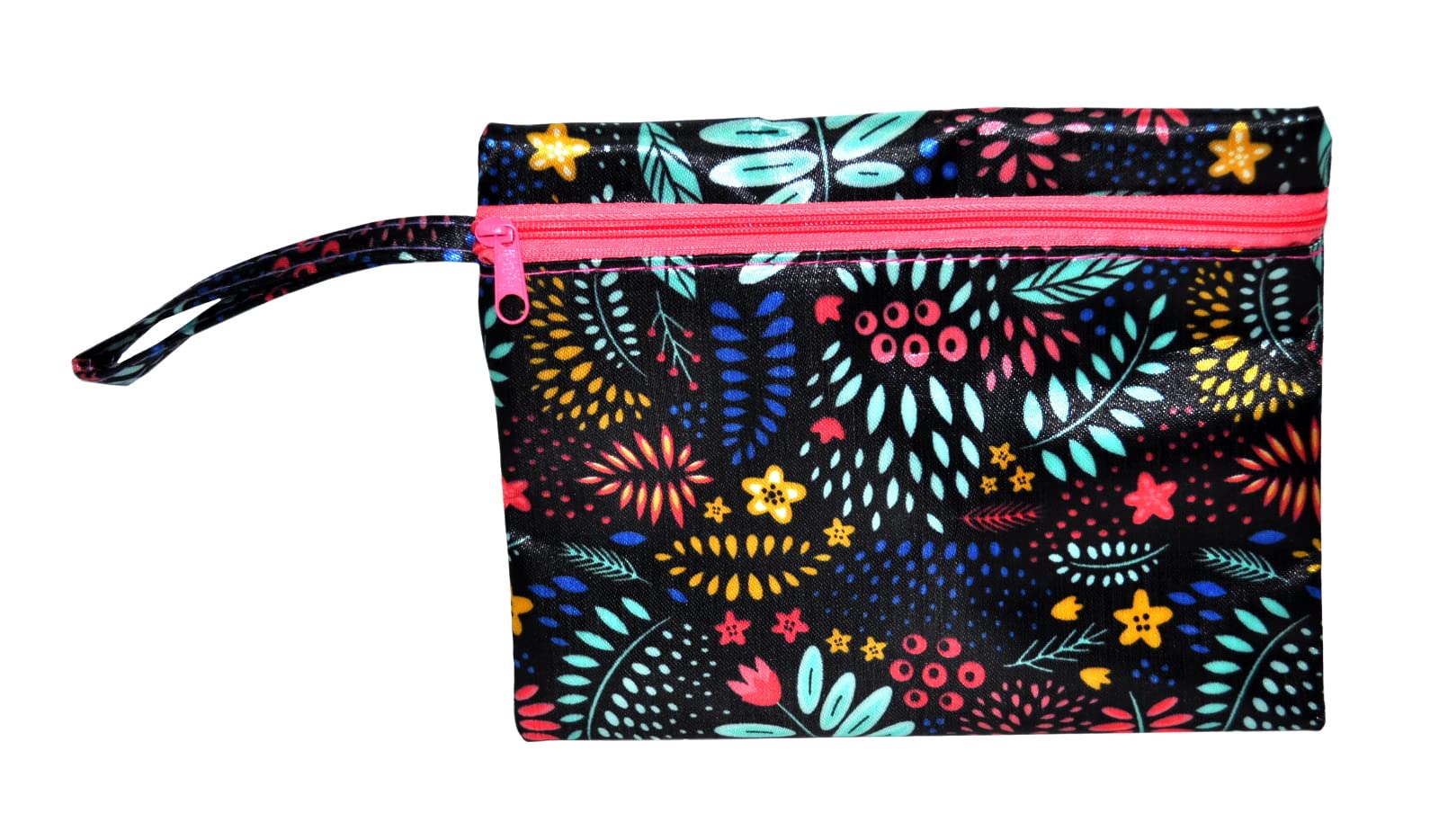 Waterproof Electric Jungle Cosmetic Bag for Travel - Portable Makeup Organizer with USB Charging Port, Perfect for Vacation, Gym & Daily Use