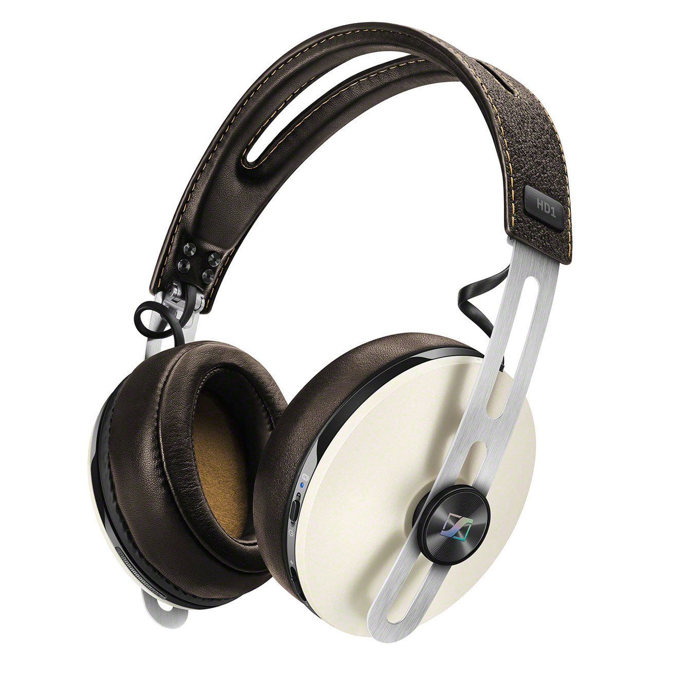 Sennheiser HD1 Wireless Bluetooth Headphones with Active Noise Cancellation - Premium Over-Ear Ivory Headset for Travel, Work & Music Listening (Discontinued Model)