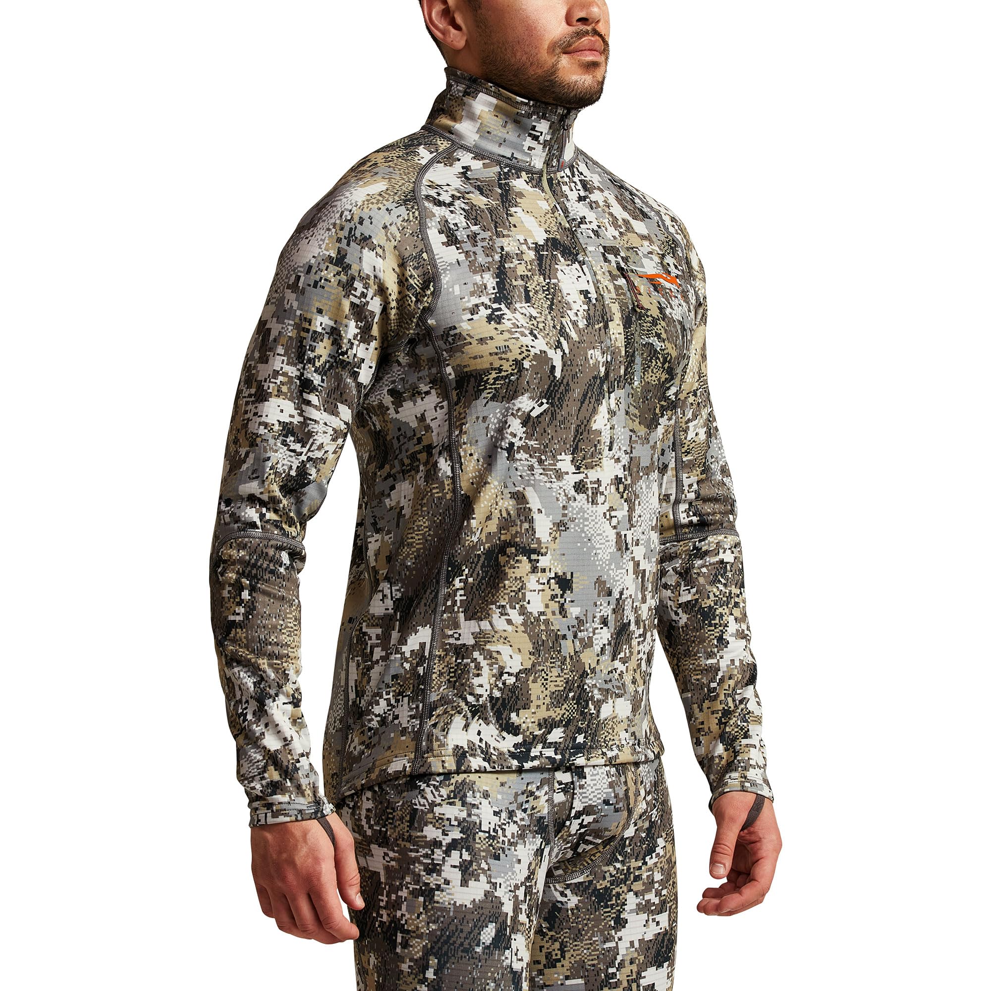 SITKA Gear Men's Heavyweight Hunting Shirt - Durable Camo Performance Shirt for Cold Weather Hunting & Outdoor Adventures
