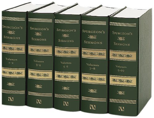 Spurgeon's Sermons 10-Volume Set (5 Books) by C.H. Spurgeon - Hardcover Christian Preaching & Bible Study Resource for Pastors, Teachers & Devotional Readers