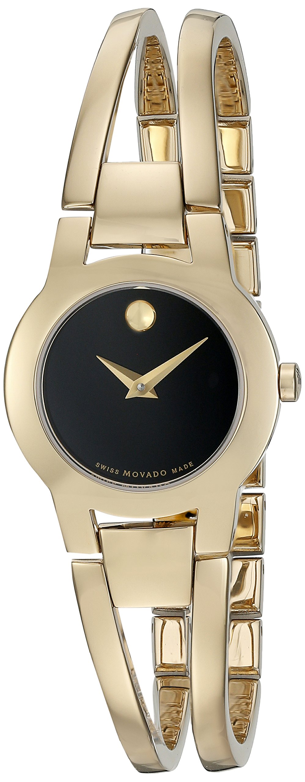 Movado Women's Swiss Quartz Gold-Plated Casual Watch - Model 0606946 - Elegant Dress Watch for Business, Office & Everyday Wear