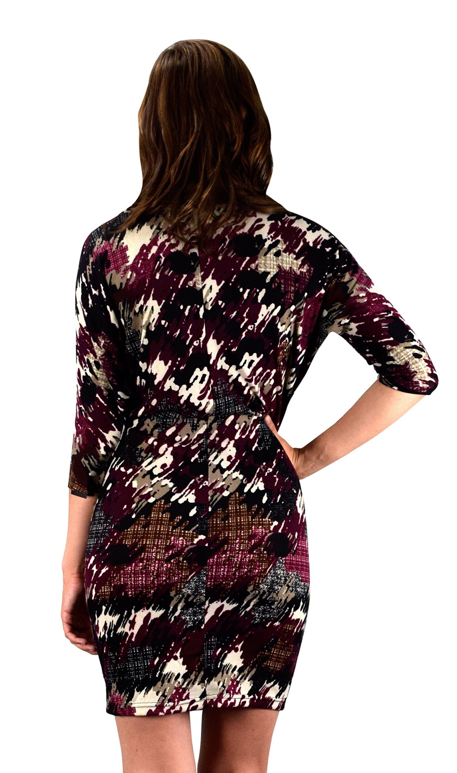 Women's Oversized Batwing Dolman Dress - Flowy Summer Pullover for Casual Wear, Beach Cover-Up & Boho Outfits