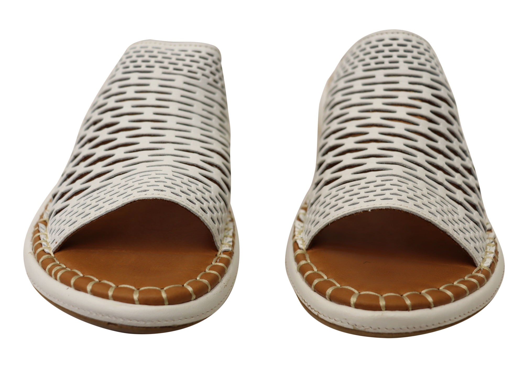 Orizonte Lyric Women's Comfortable Leather Slides Sandals - European Style Casual Summer Shoes for Beach, Pool & Home Wear