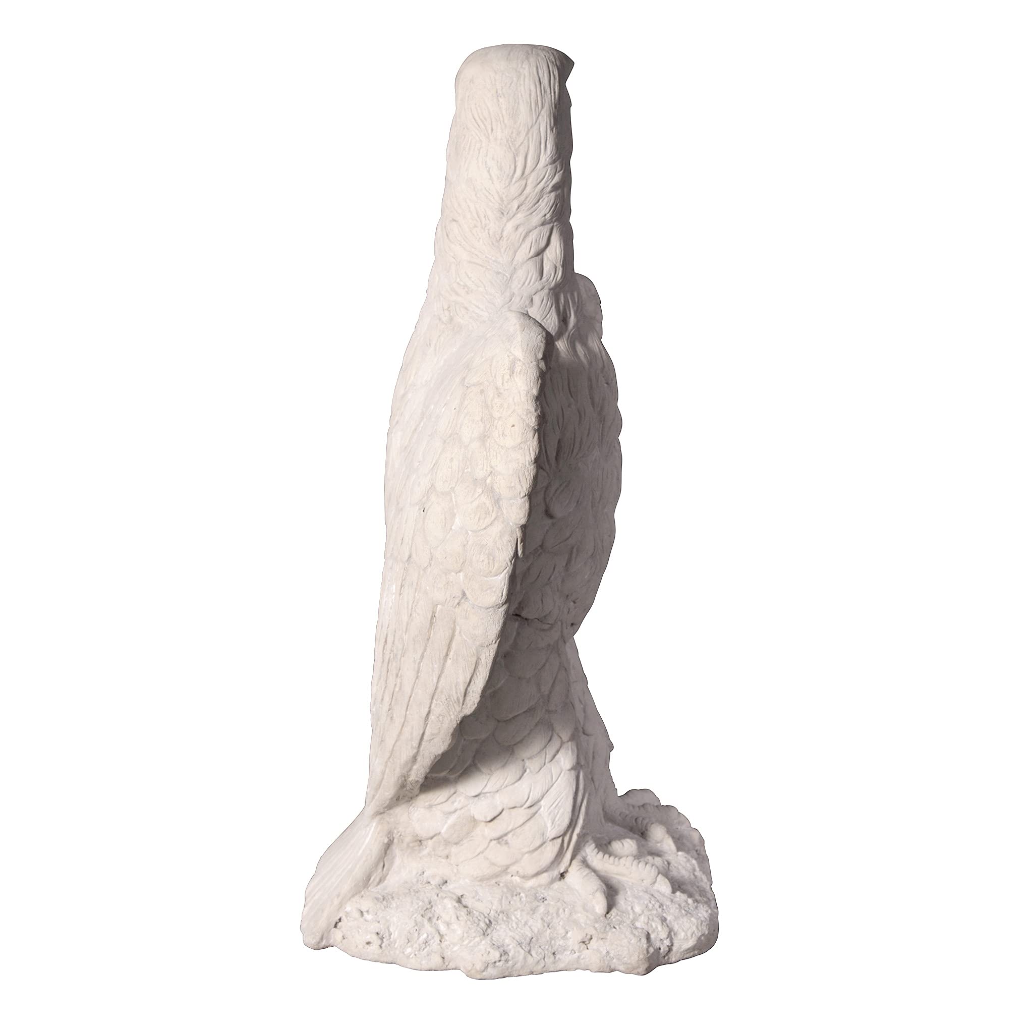 Design Toscano Large American Eagle Statue - Grand Scale Outdoor Garden Decor for Patio, Yard, and Home Decoration