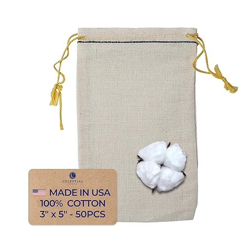 3x5 Inch (Pack of 100) - Yellow Drawstring