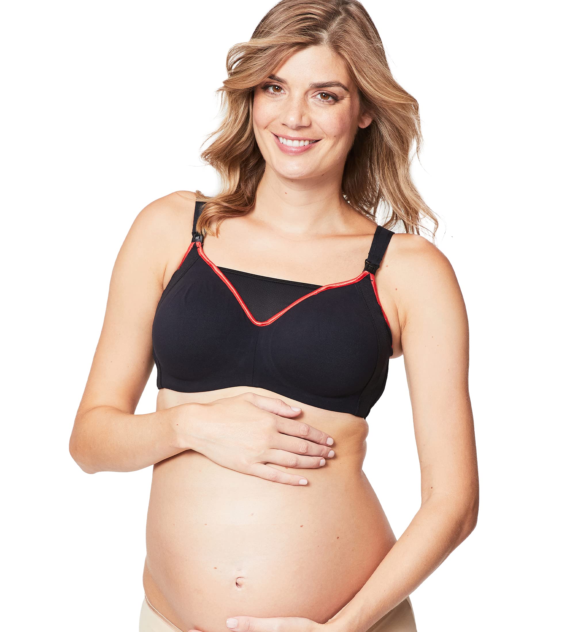 Cake Maternity Zest Nursing Sports Bra - Comfortable Breastfeeding & Maternity Sports Bra for Active Moms - Perfect for Yoga, Gym & Everyday Wear