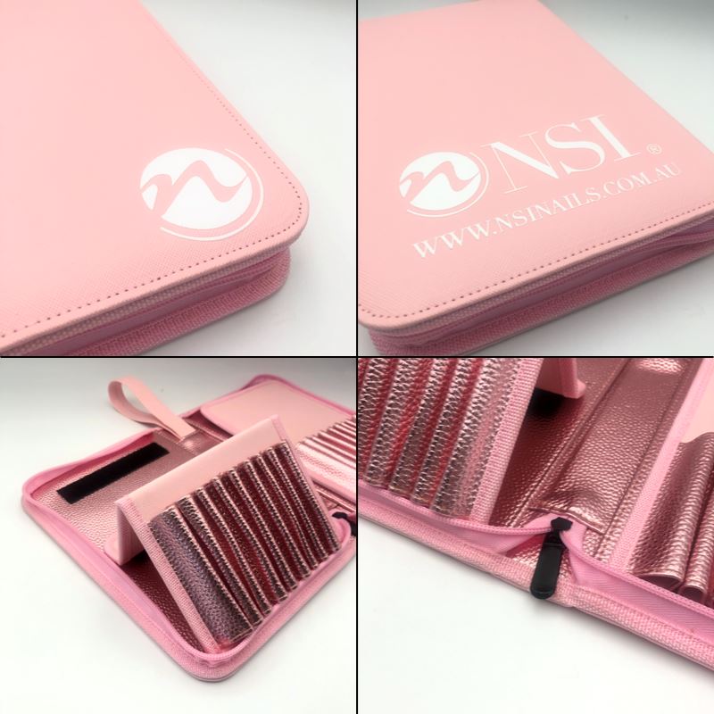 Professional Nail Brush Case Holder - Waterproof & Portable Nail Tool Organizer for Manicure, Pedicure, and Salon Use - Perfect for Travel, Home, and Professional Nail Technicians