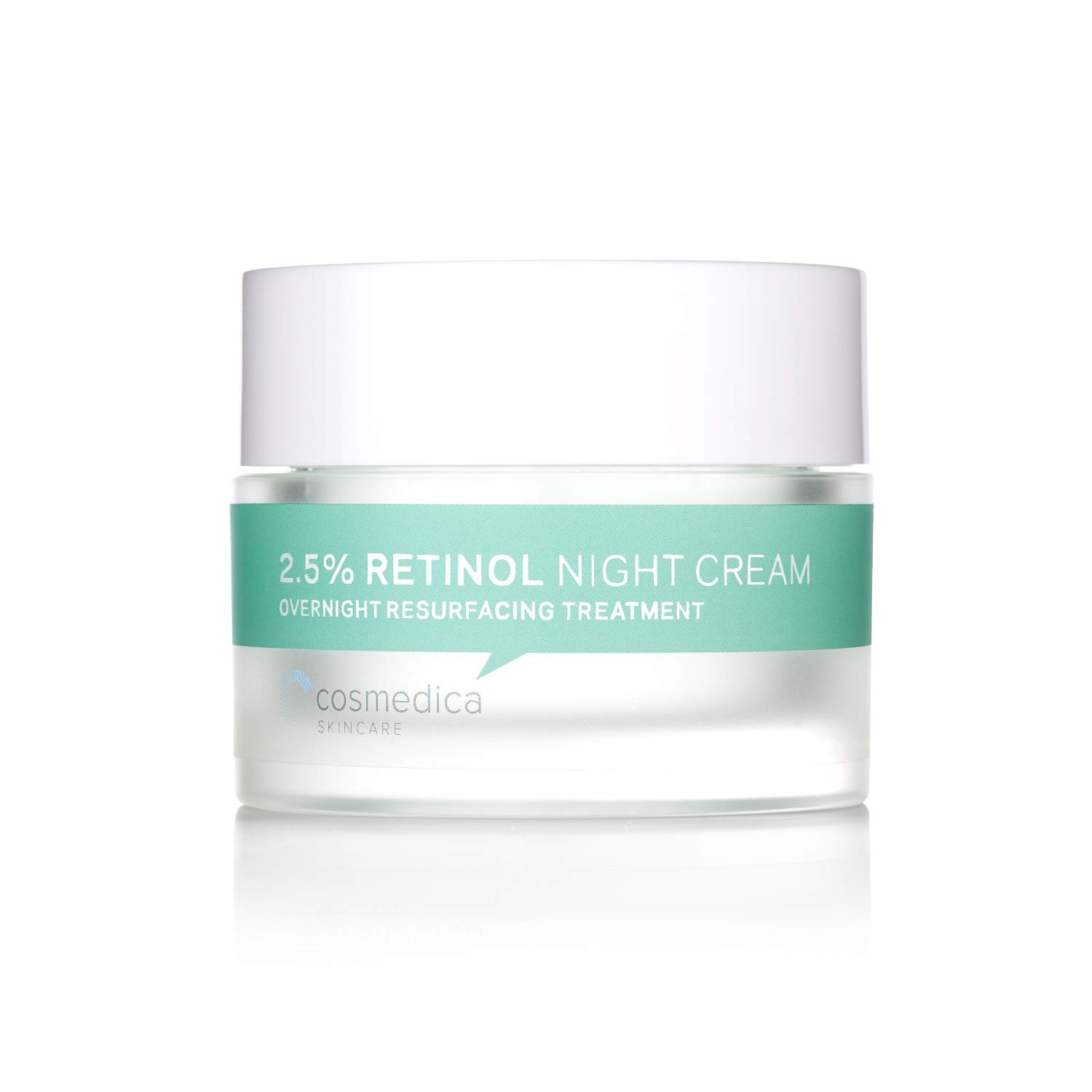 Cosmedica Skincare Retinol Night Cream - Anti-Aging Moisturizer with Vitamin A & Hyaluronic Acid | Reduces Wrinkles, Fights Acne & Hydrates Skin | 1.7oz Night Face Cream for Dry, Sensitive & Mature Skin | Perfect for Evening Skincare Routine