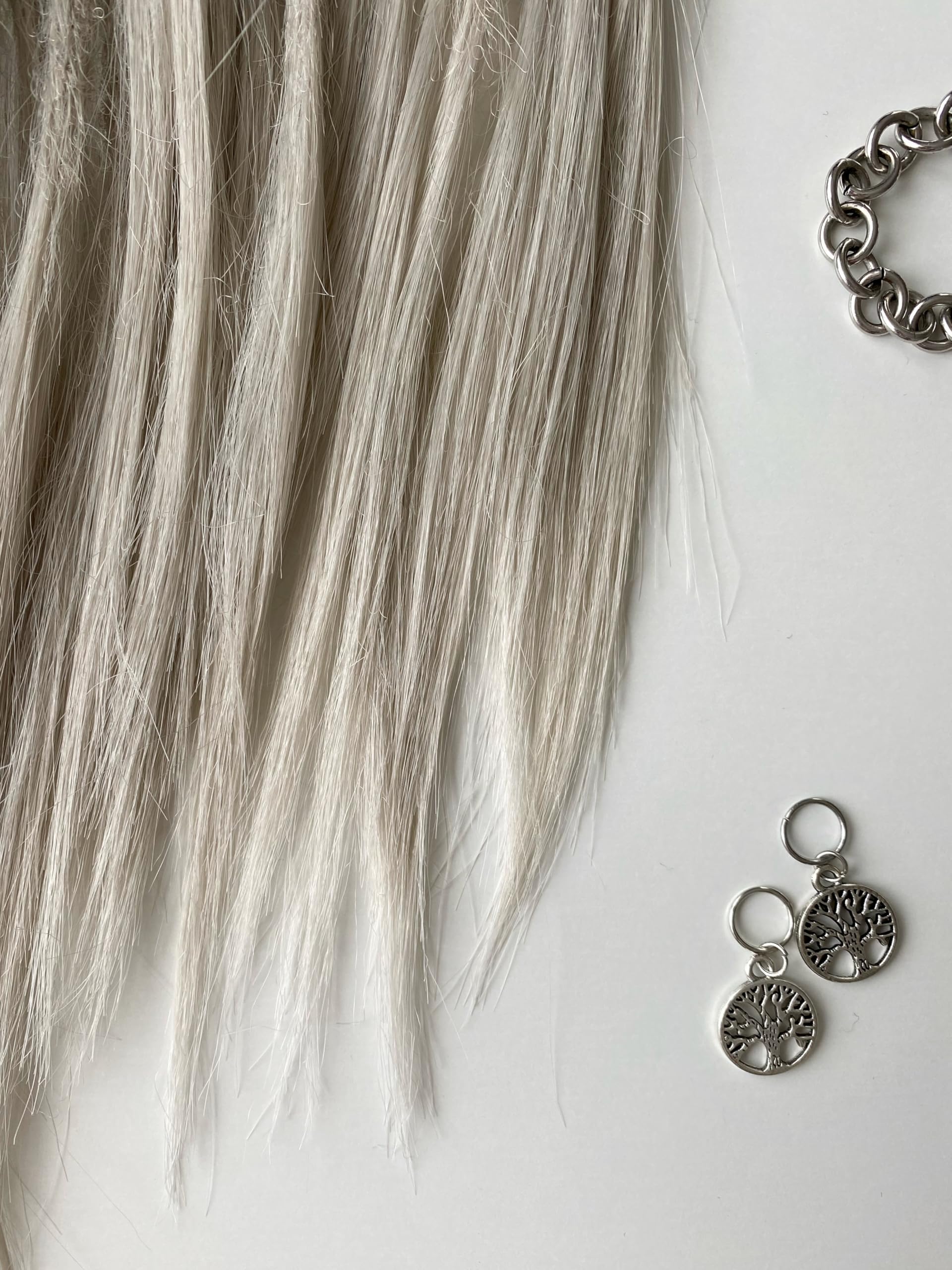 Viking Dreadlocks Extensions - Full Set 50 Double Ended 20 Inch Faux Locs Hair Extensions | Ready to Ship | Perfect for Cosplay, Halloween Costumes & Boho Fashion