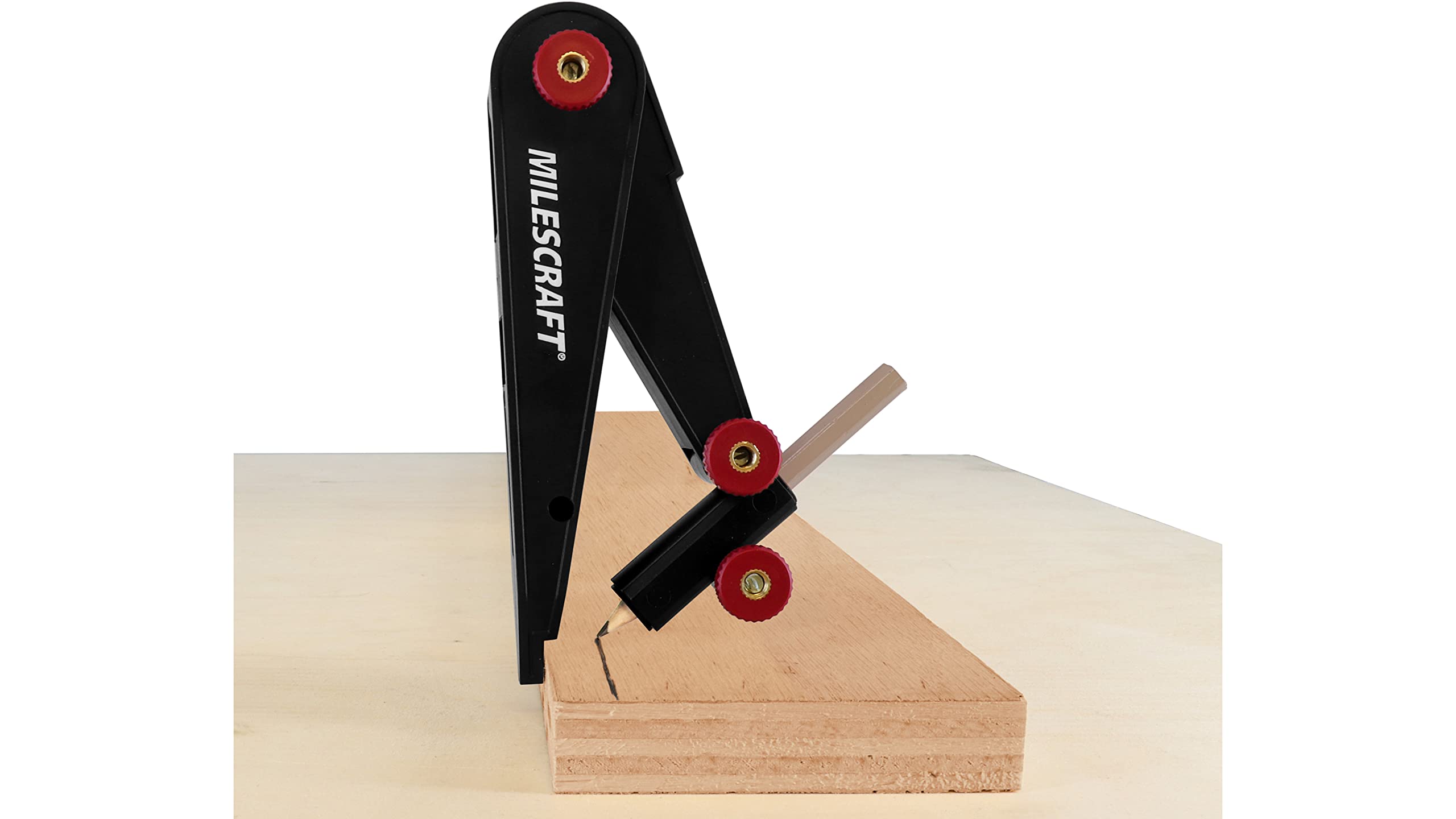 Milescraft 8407 ScribeTec - Professional Scribing and Compass Tool for Woodworking, Metalworking & DIY Projects | Perfect for Marking, Measuring & Layout Tasks