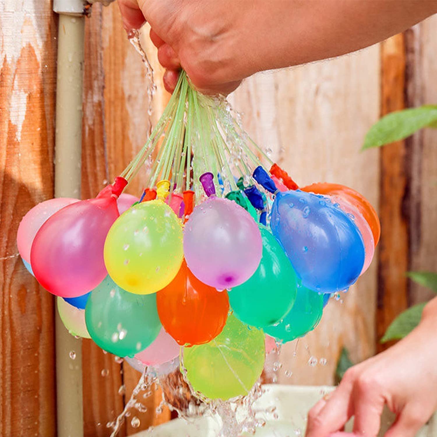 888 PCS Quick Fill Water Balloons for Summer Splash Fun - Fast Filling Water Party Game Toys for Kids & Adults - Outdoor Pool, Beach, Backyard Water Fight Games (888 Count)