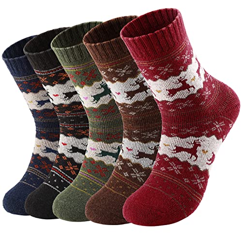 5 Pairs Deer Socks