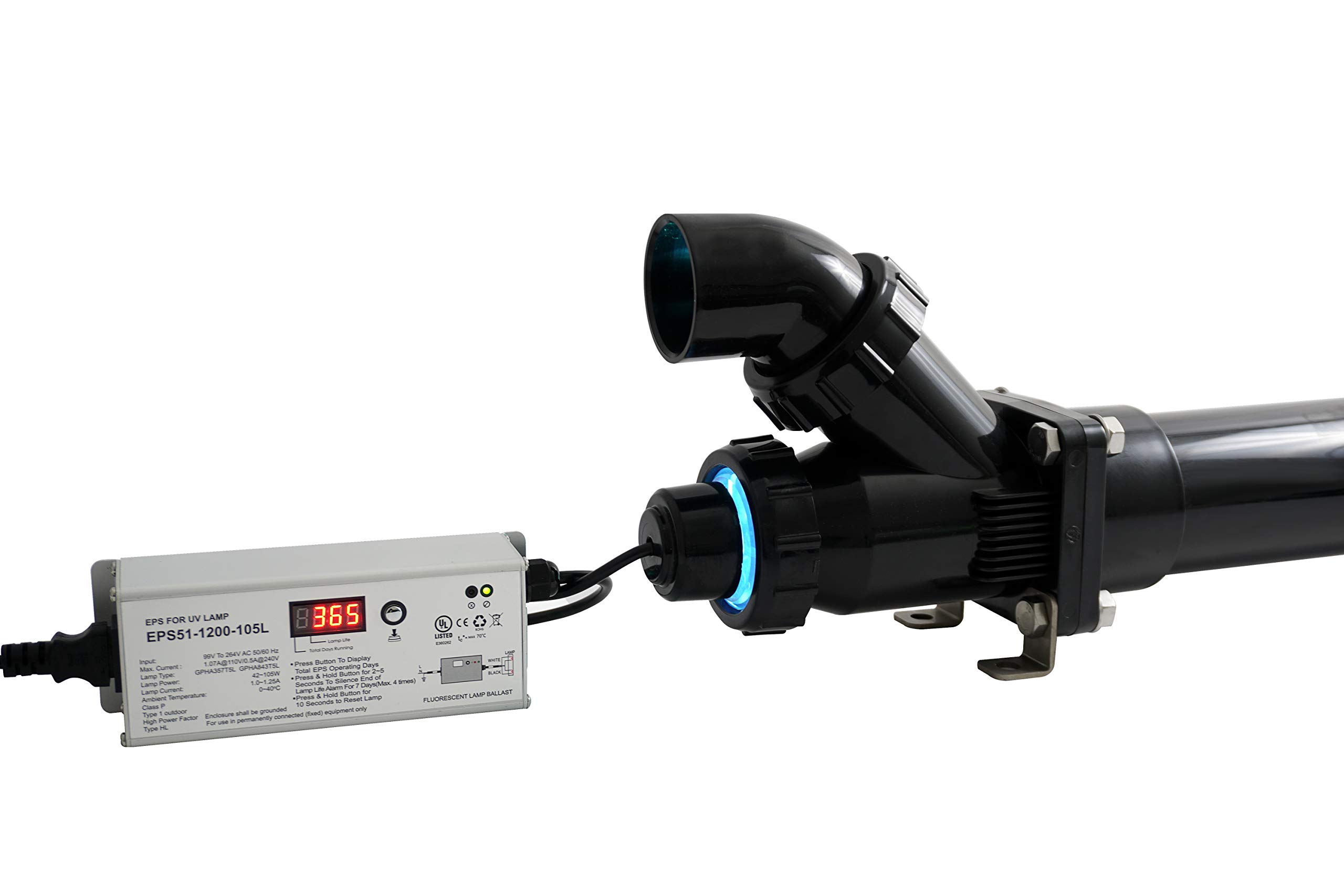 Lifegard Aquatics 25-Watt Pro-MAX High Output UV Sterilizer for Aquariums – Black 3